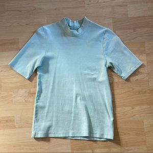 Kowtow ribbed mock neck